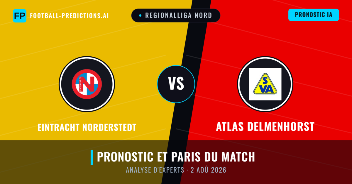 Eintracht Norderstedt vs Atlas Delmenhorst — pronostic et avant-match