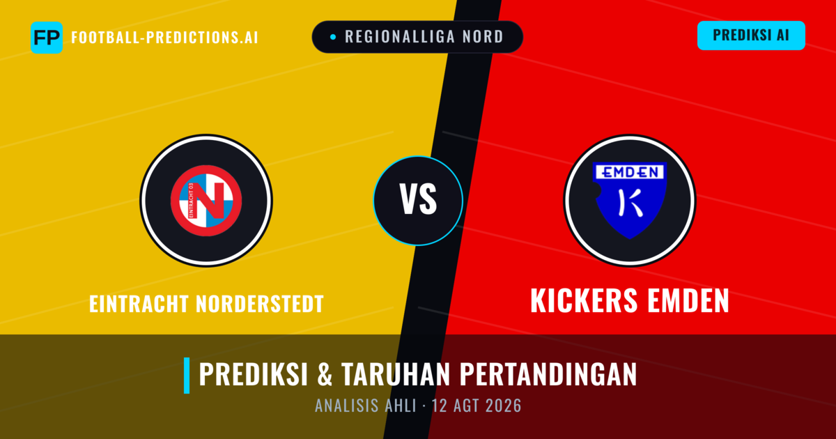 Eintracht Norderstedt vs Kickers Emden — prediksi dan pratinjau pertandingan