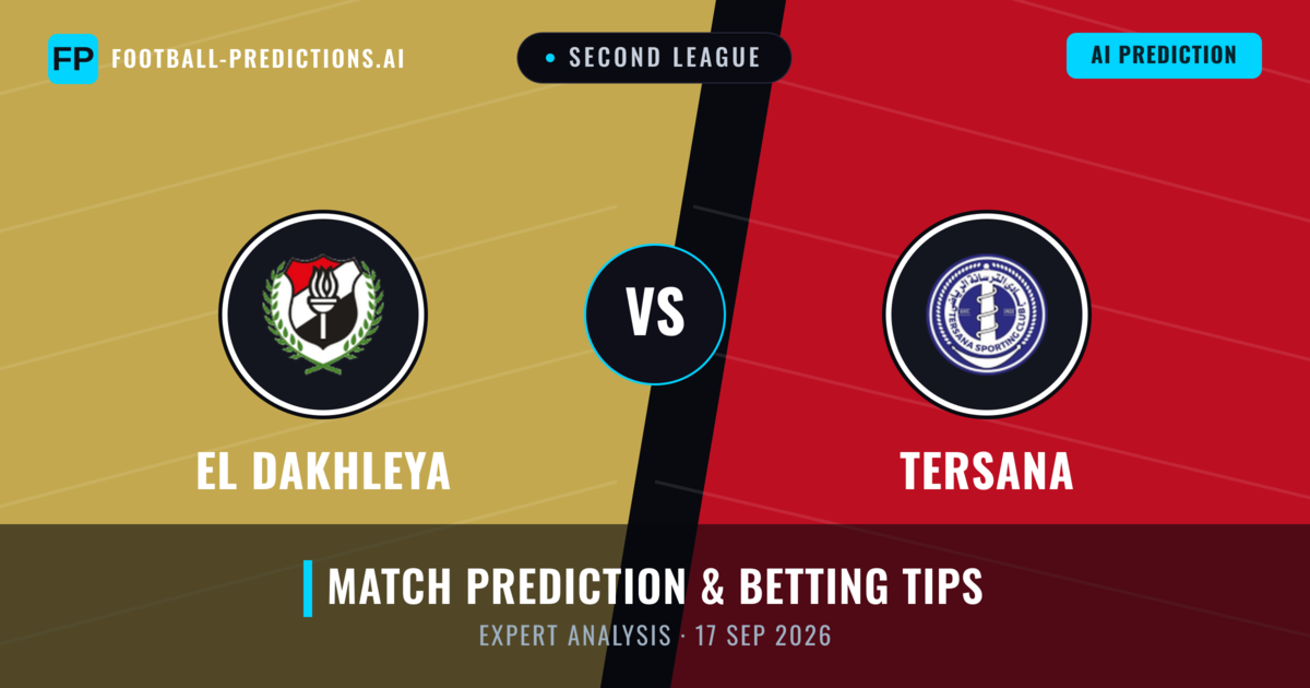 El Dakhleya vs Tersana — match prediction & preview