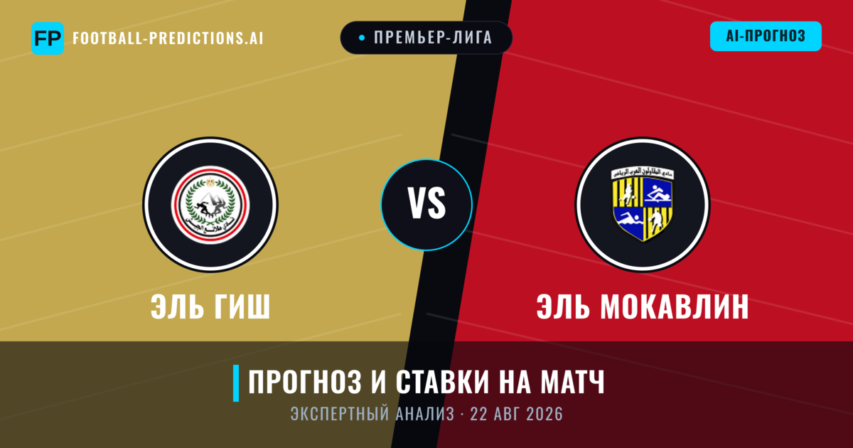 Эль Гиш – Эль Мокавлин — прогноз и превью матча