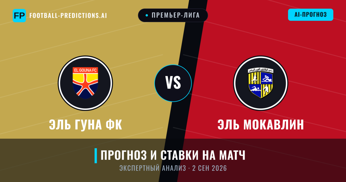Эль Гуна ФК – Эль Мокавлин — прогноз и превью матча
