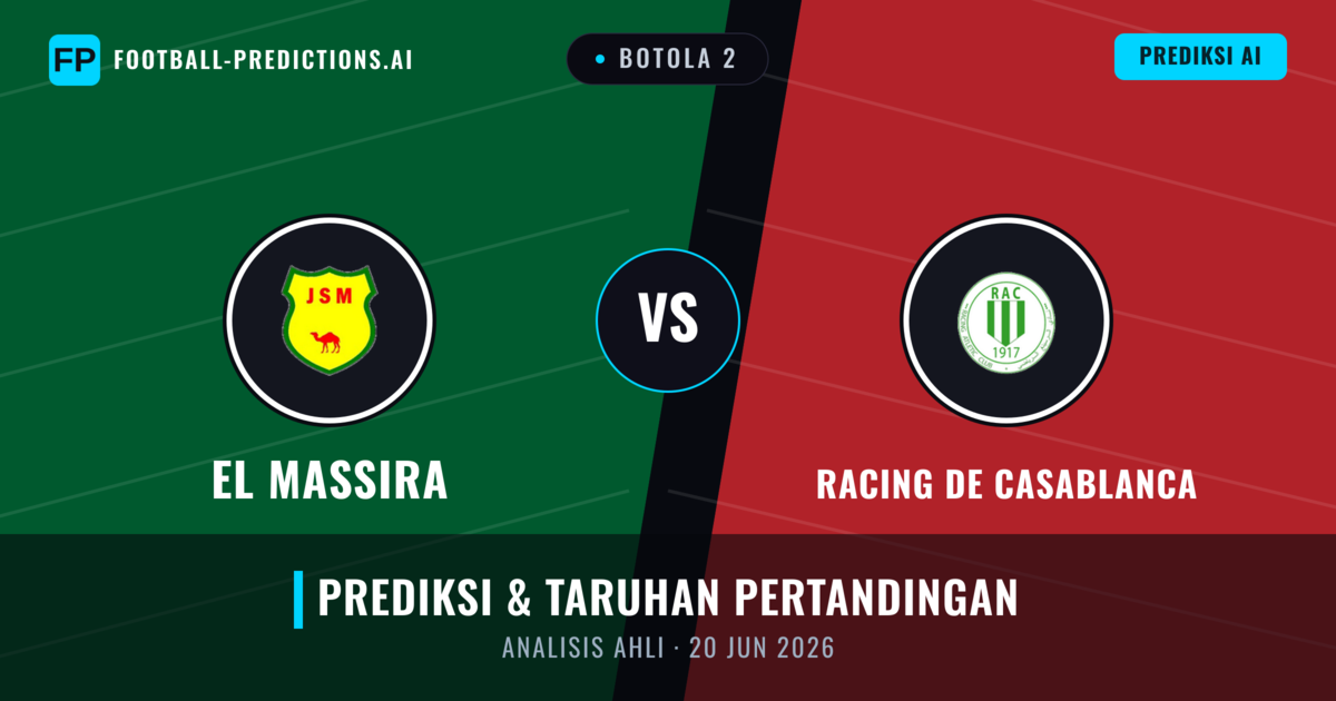 El Massira vs Racing Casablanca — prediksi dan pratinjau pertandingan
