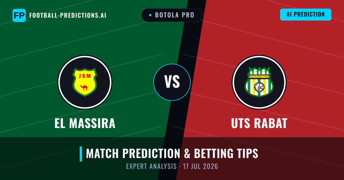 El Massira vs UTS Rabat — match prediction & preview