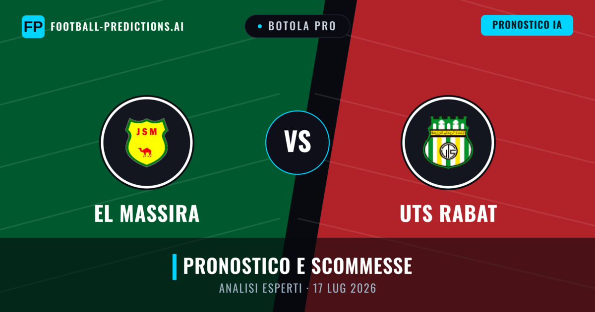 El Massira vs UTS Rabat — pronostico e anteprima del match