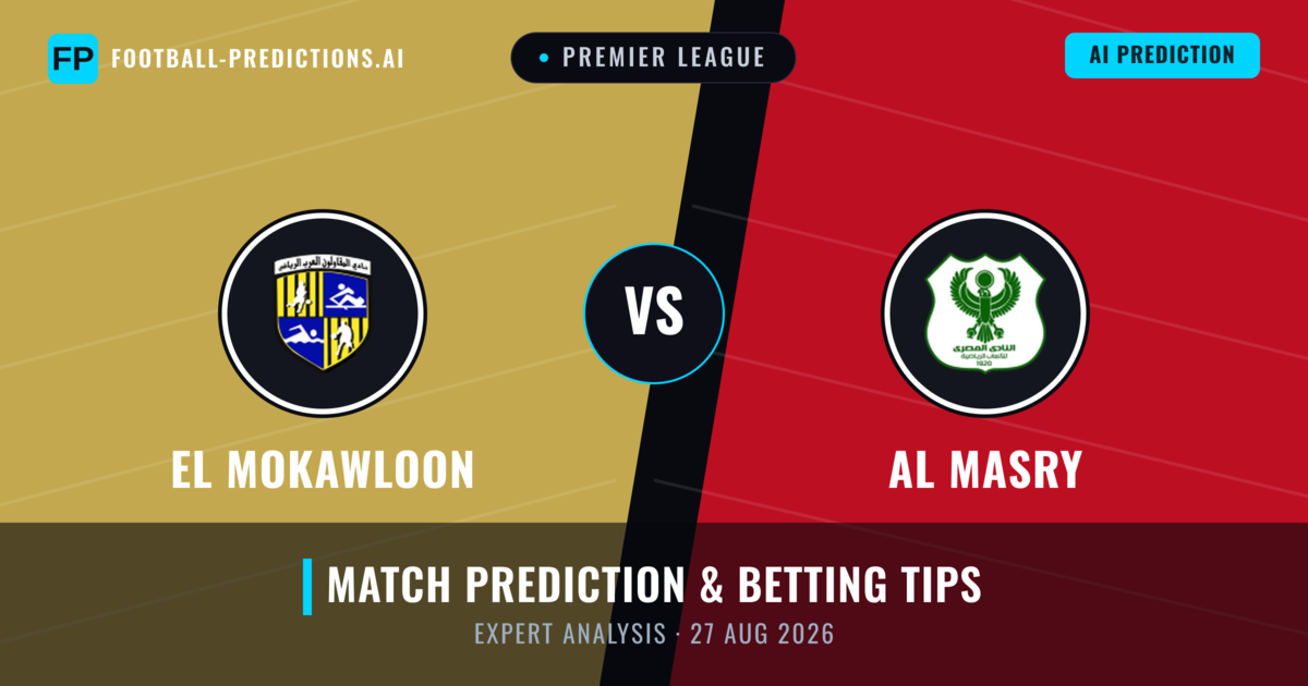 El Mokawloon vs AL Masry — match prediction & preview