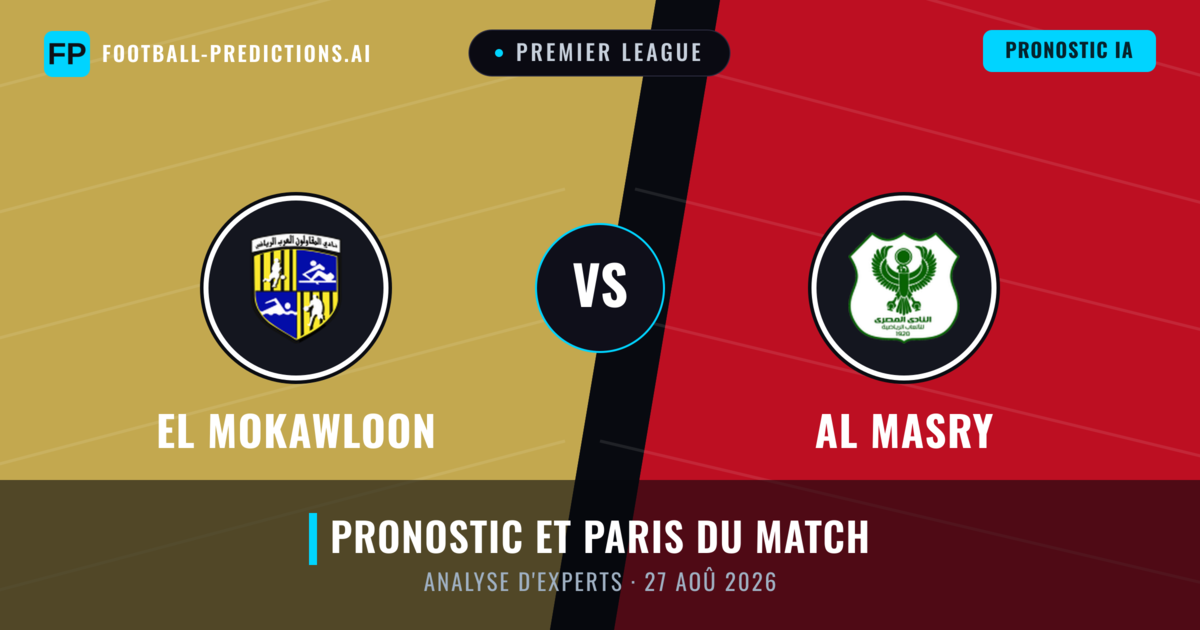 El Mokawloon vs Al Masry — pronostic et avant-match