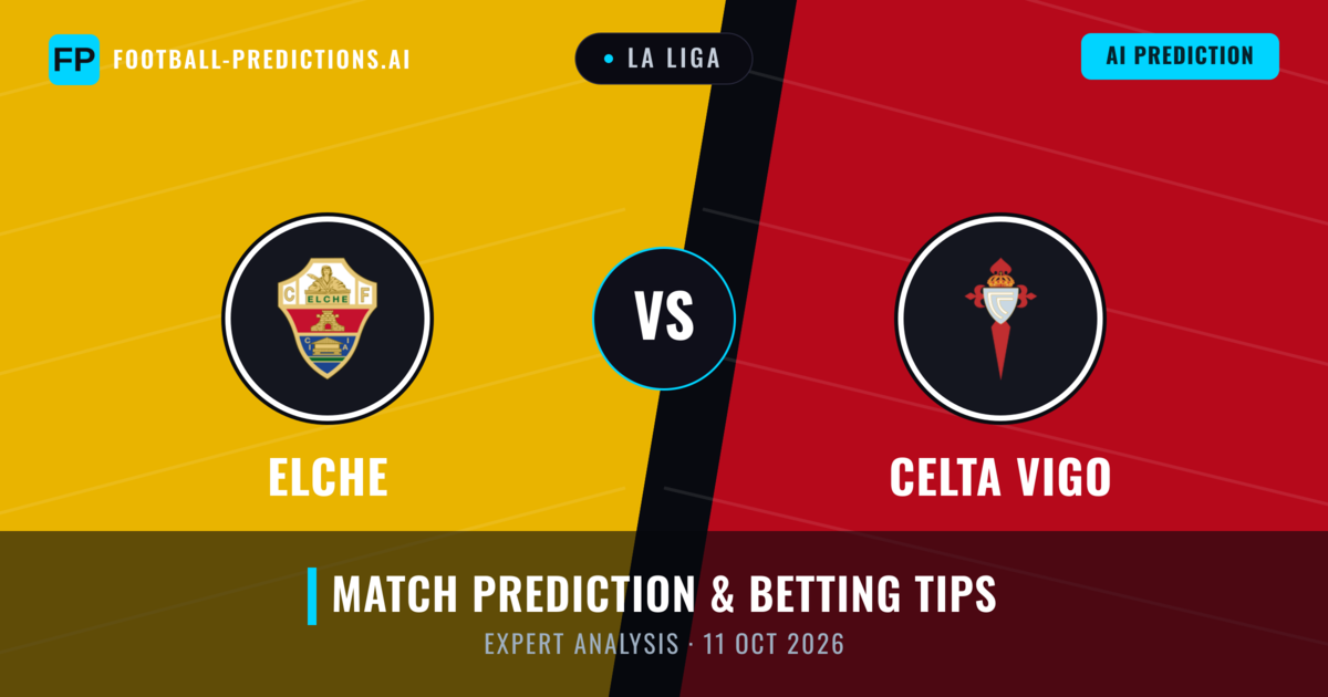 Elche vs Celta Vigo — match prediction & preview