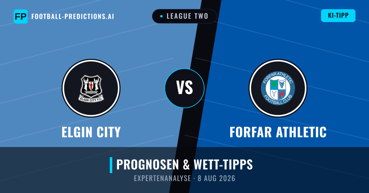 Elgin City vs Forfar Athletic — Prognose und Spielvorschau