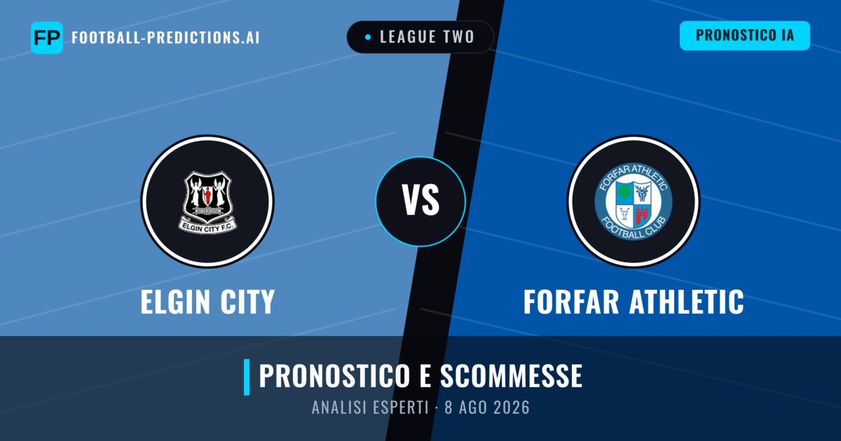 Elgin City vs Forfar Athletic — pronostico e anteprima del match