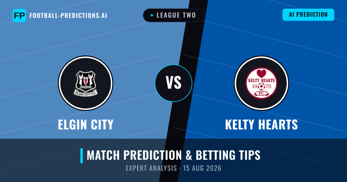 Elgin City vs Kelty Hearts — match prediction & preview