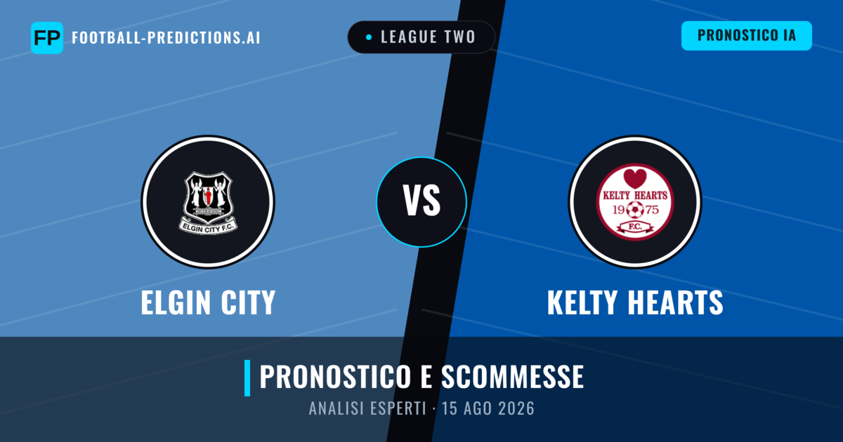 Elgin City vs Kelty Hearts — pronostico e anteprima del match