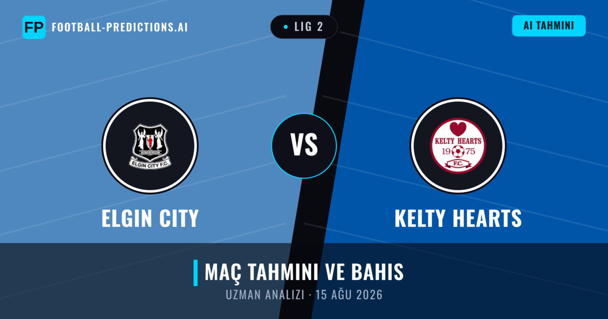 Elgin City - Kelty Hearts — maç tahmini ve önizleme