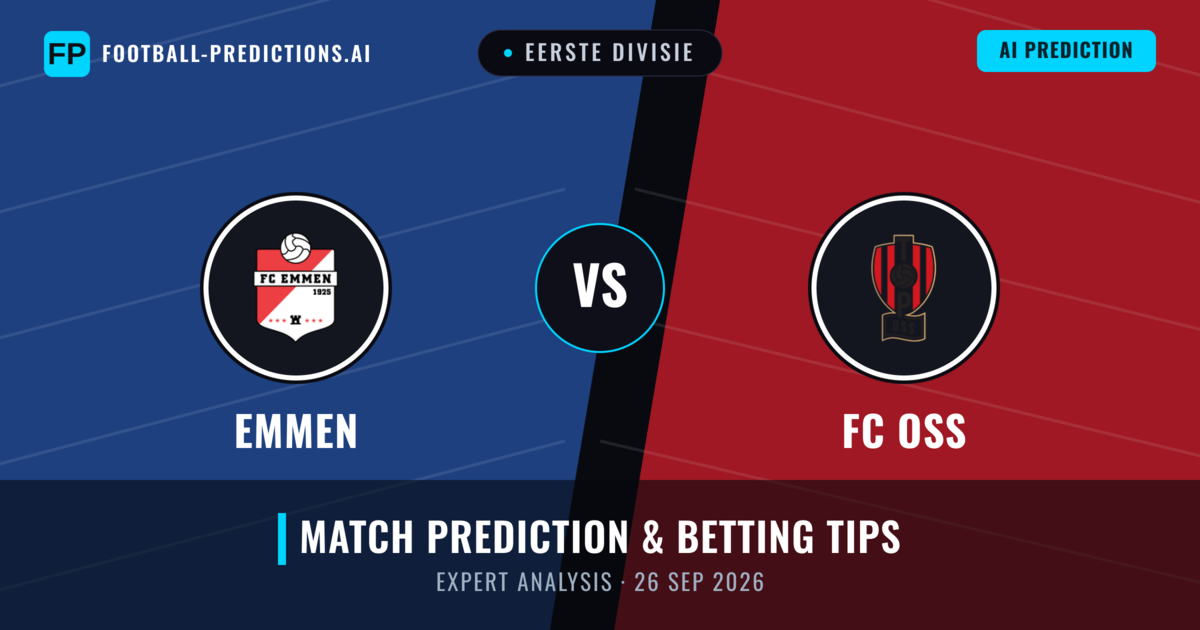 Emmen vs FC OSS — match prediction & preview