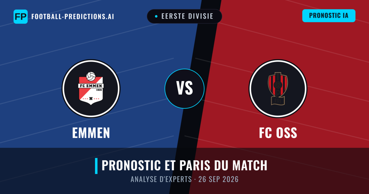 Emmen vs FC OSS — pronostic et avant-match