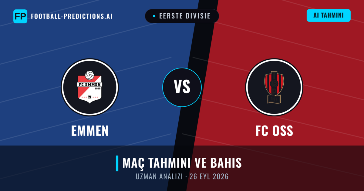 Emmen - FC OSS — maç tahmini ve önizleme