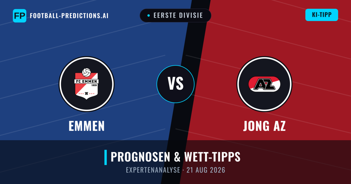 Emmen vs Jong AZ — Prognose und Spielvorschau