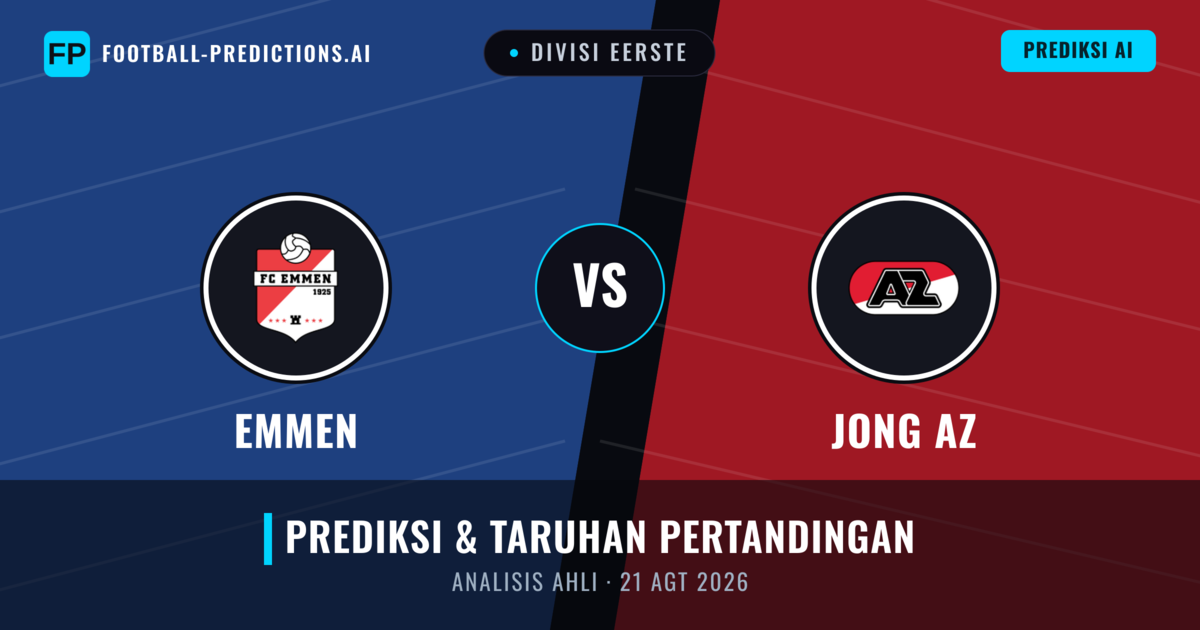 Emmen vs Jong AZ — prediksi dan pratinjau pertandingan