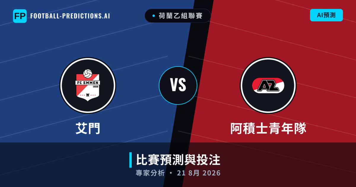 艾門 vs 阿積士青年隊 — 比赛预测和前瞻