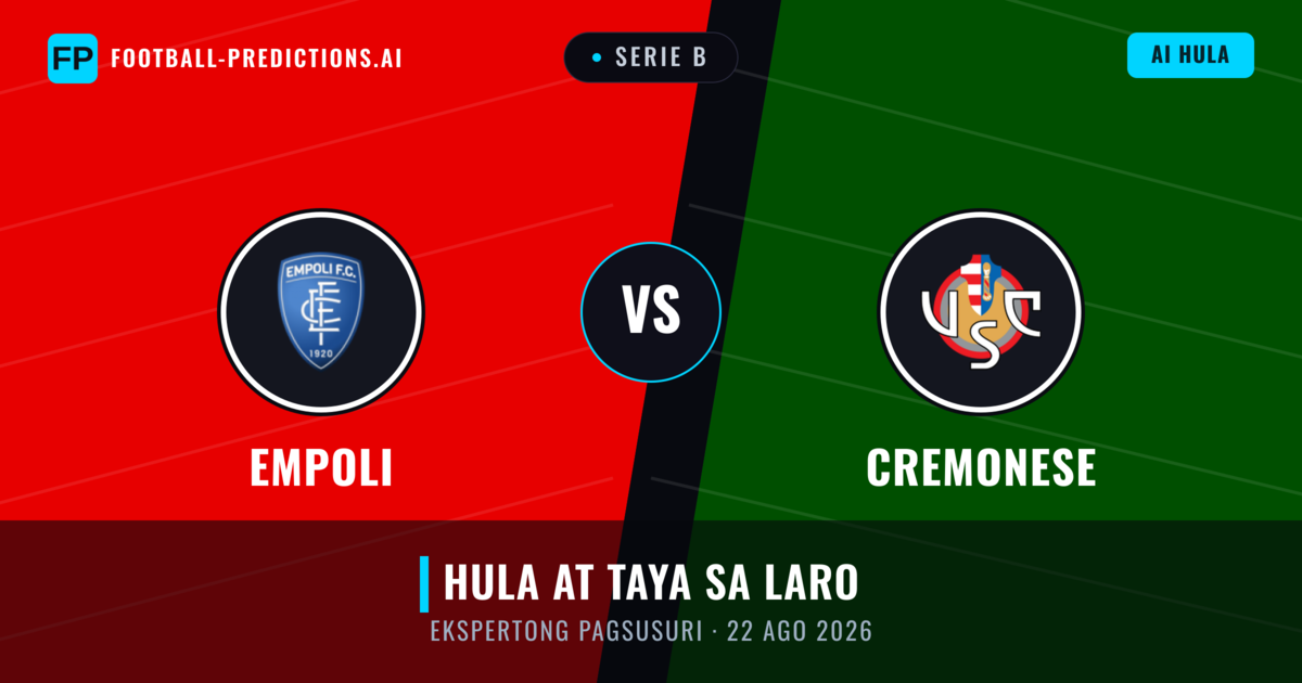 Empoli vs Cremonese — hula at preview ng laban