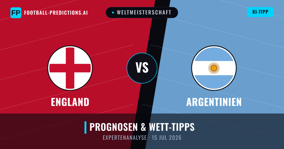 England vs Argentinien — Prognose und Spielvorschau