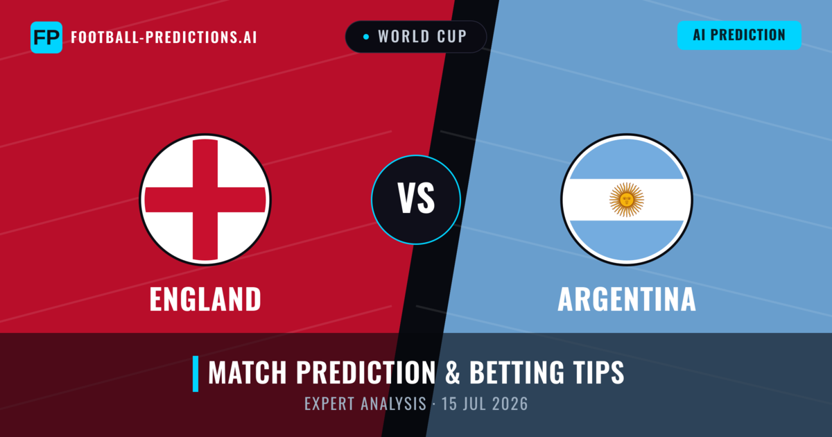 England vs Argentina — match prediction & preview