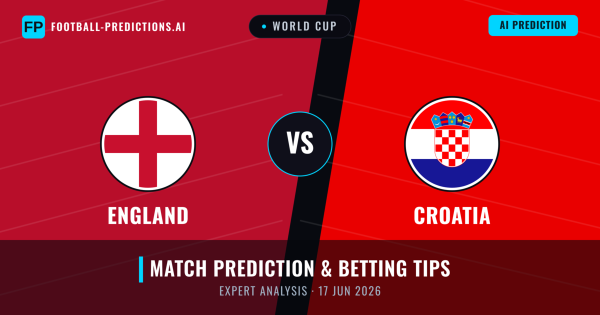 England vs Croatia — match prediction & preview