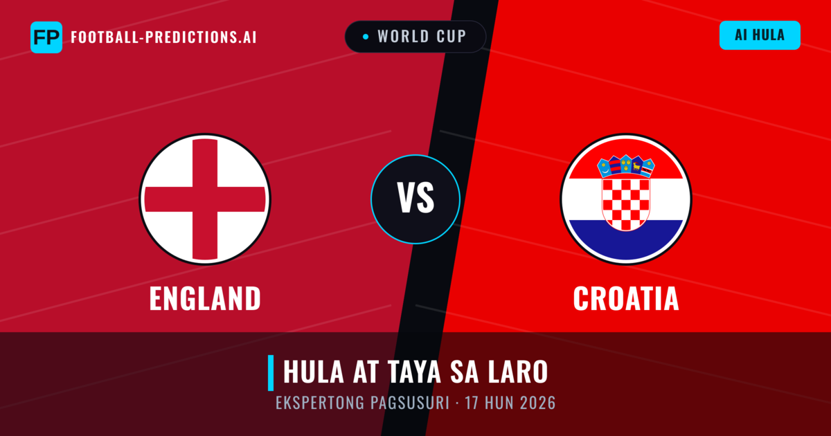 England vs Croatia β hula at preview ng laban