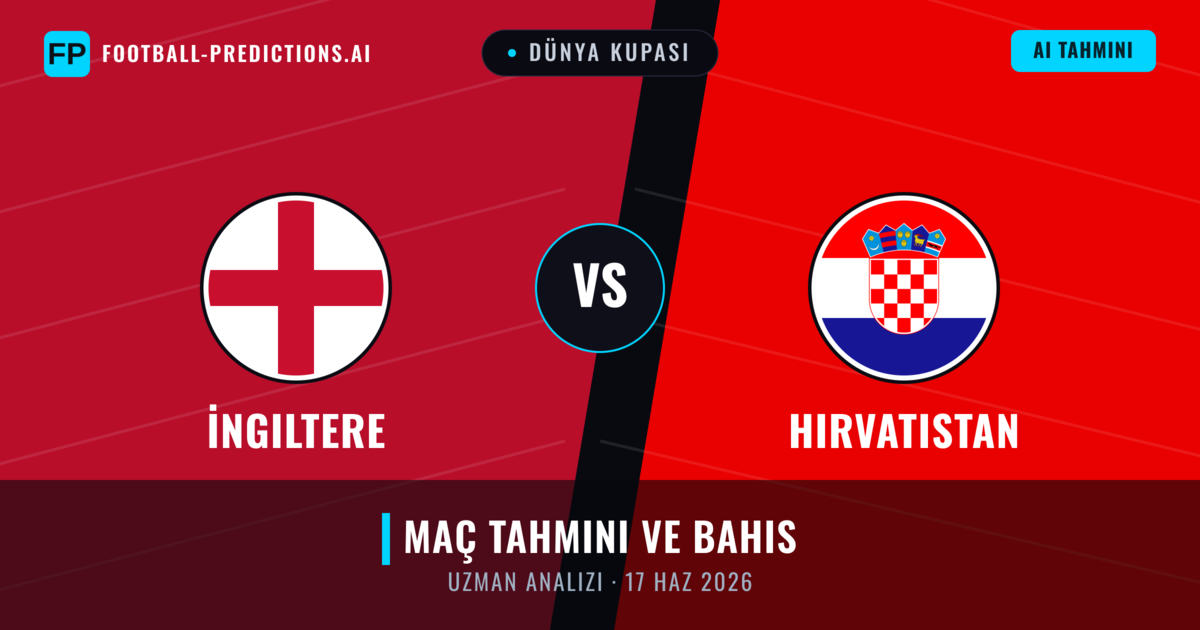 İngiltere - Hırvatistan — maç tahmini ve önizleme