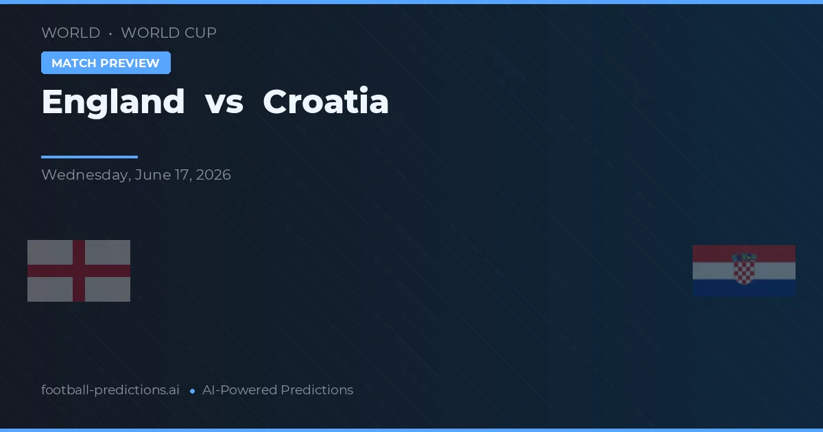 Anh vs Croatia — dự đoán và xem trước trận đấu