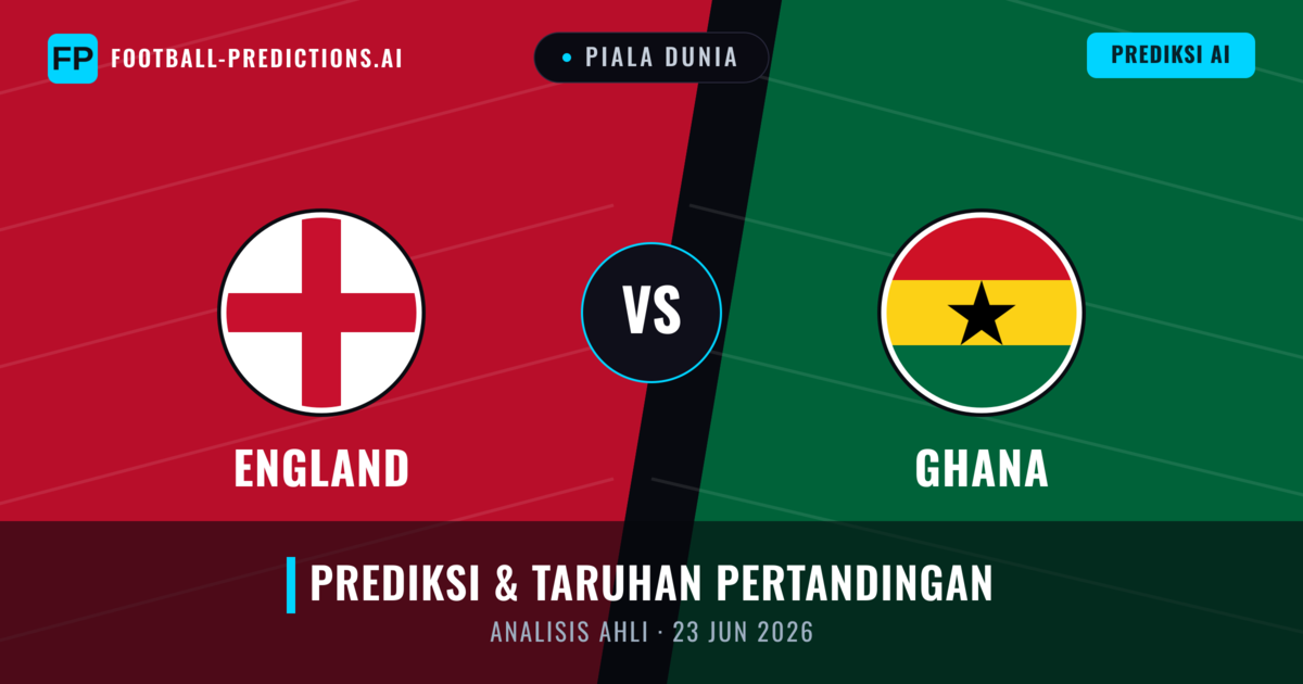 Inggris vs Ghana — prediksi dan pratinjau pertandingan