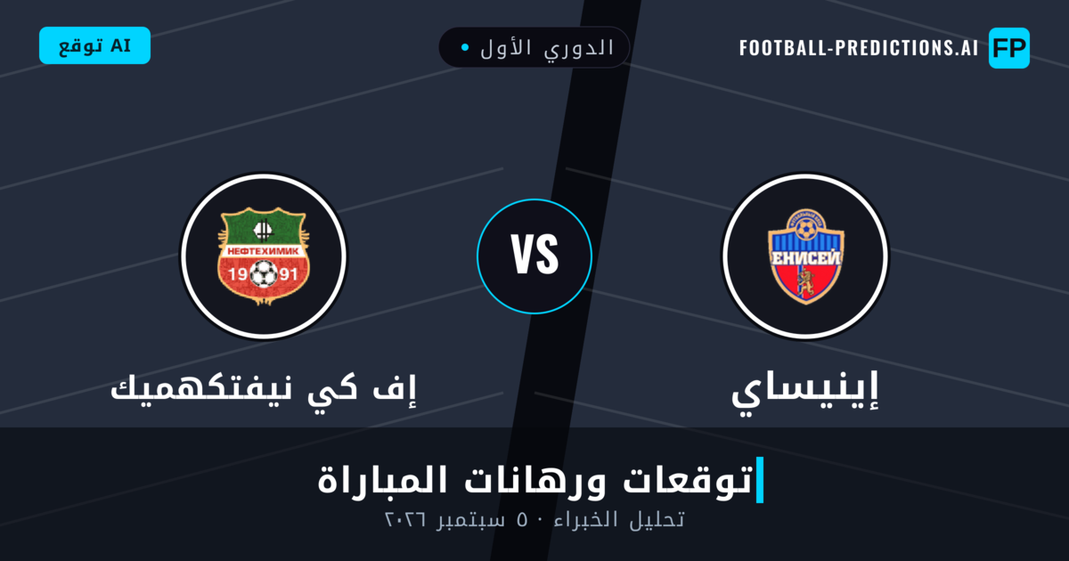 إينيساي ضد إف كي نيفتكهميك — توقعات ومعاينة المباراة