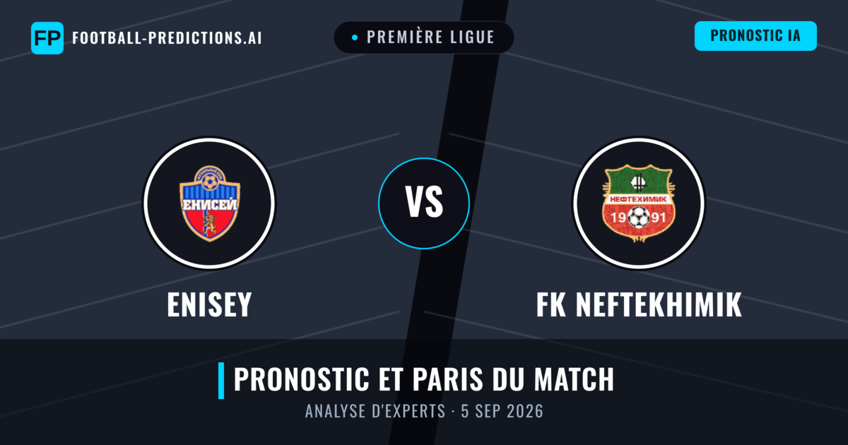 Enisey vs FK Neftekhimik — pronostic et avant-match