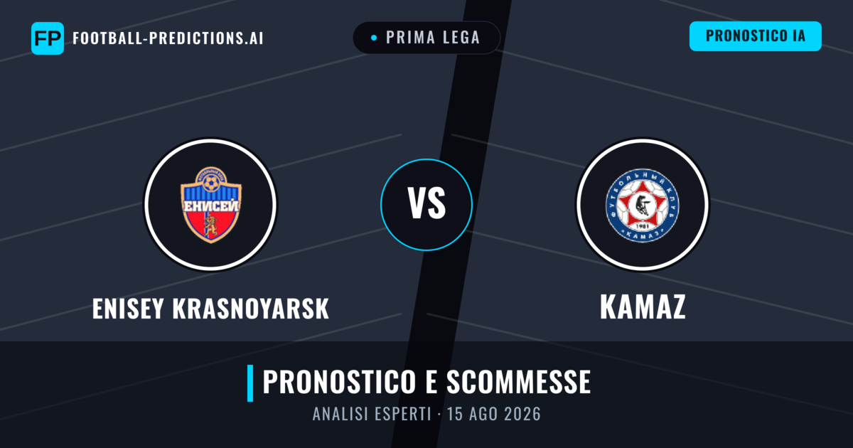 Enisey Krasnoyarsk vs KAMAZ — pronostico e anteprima del match