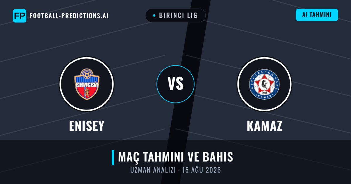 Enisey - KAMAZ — maç tahmini ve önizleme