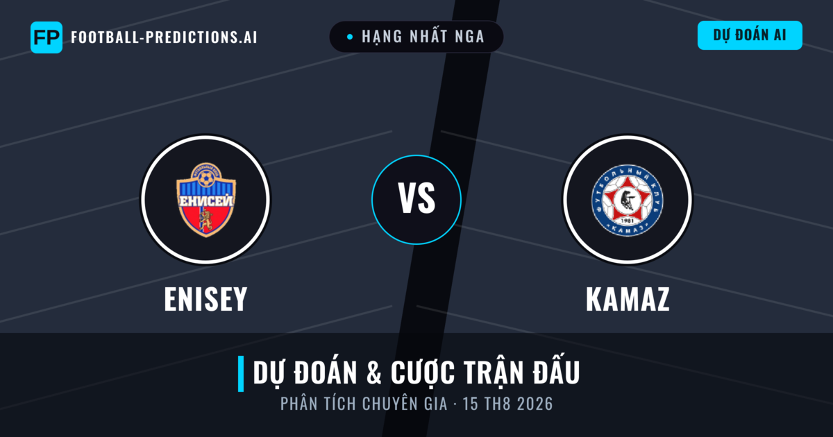 Enisey vs KAMAZ — dự đoán và xem trước trận đấu