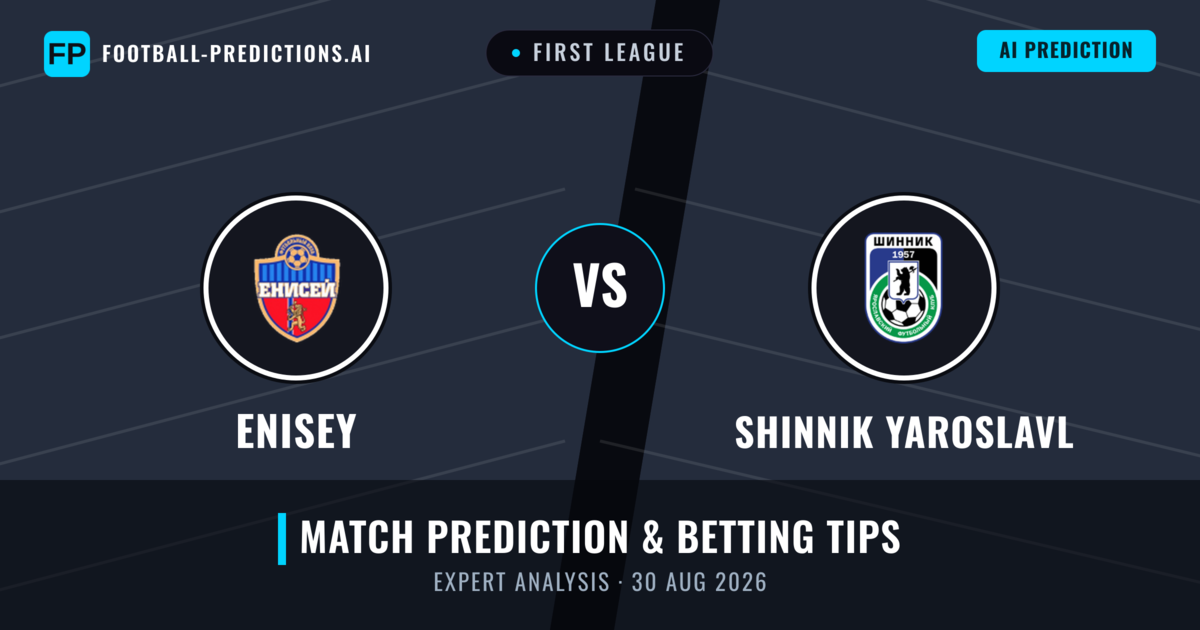 Enisey vs Shinnik Yaroslavl — match prediction & preview