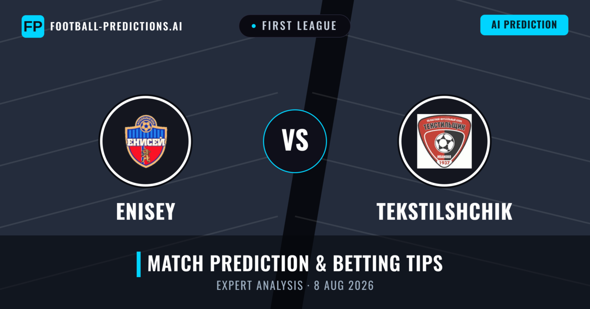 Enisey vs Tekstilshchik — match prediction & preview