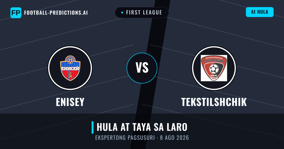Enisey vs Tekstilshchik — hula at preview ng laban