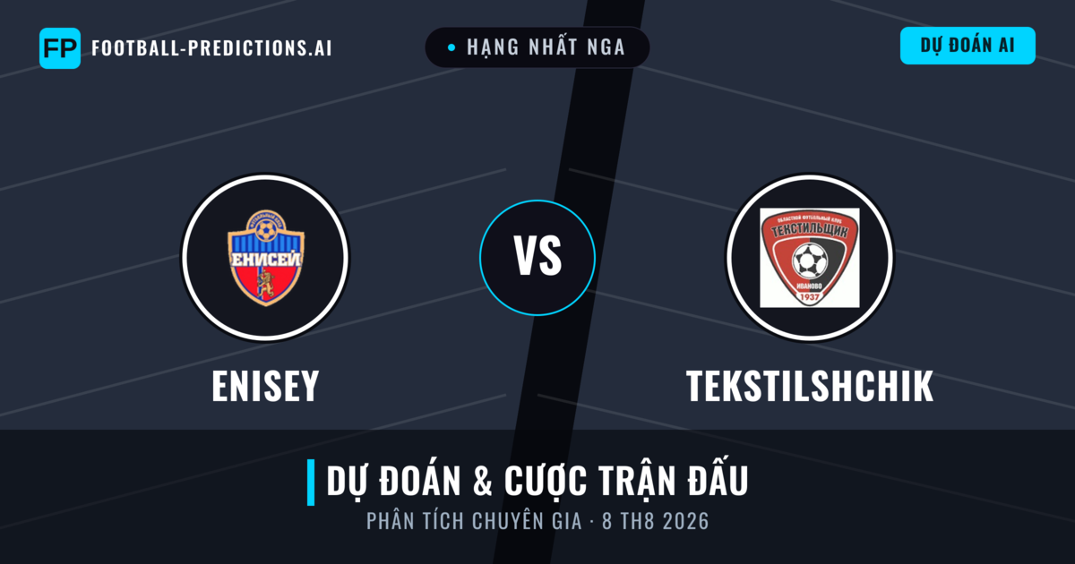Enisey vs Tekstilshchik — dự đoán và xem trước trận đấu