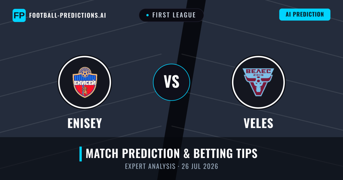 Enisey vs Veles — match prediction & preview