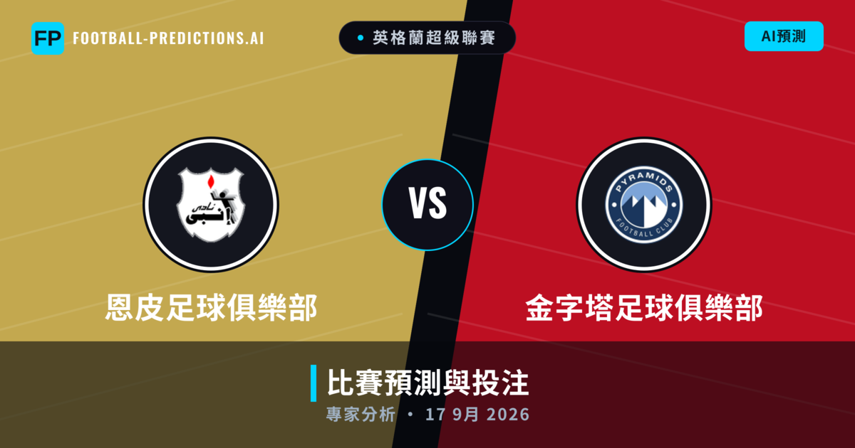 恩皮足球俱樂部 vs 金字塔足球俱樂部 — 比赛预测和前瞻