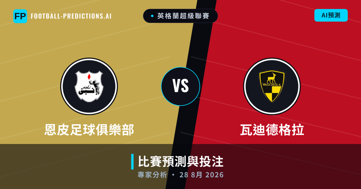 恩皮足球俱樂部 vs 瓦迪德格拉 — 比赛预测和前瞻