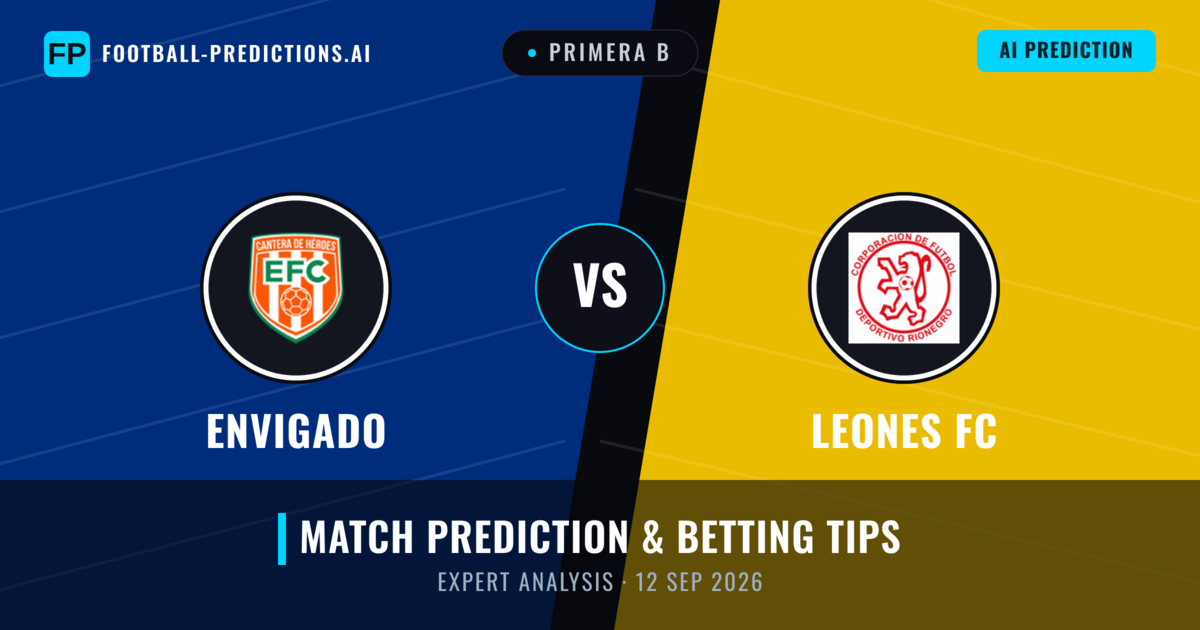 Envigado vs Leones FC — match prediction & preview