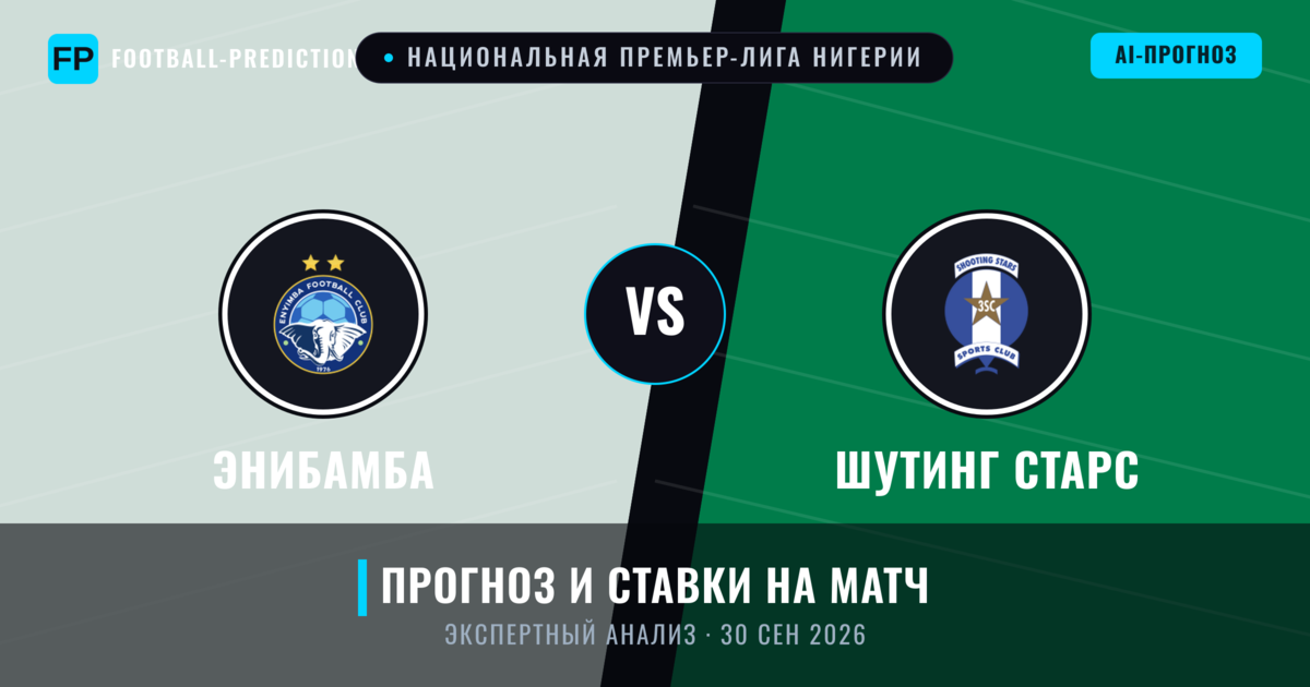 Энибамба – Шутинг Старс — прогноз и превью матча