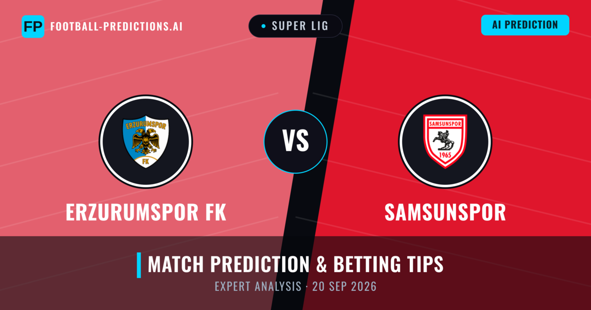 Erzurumspor FK vs Samsunspor — match prediction & preview
