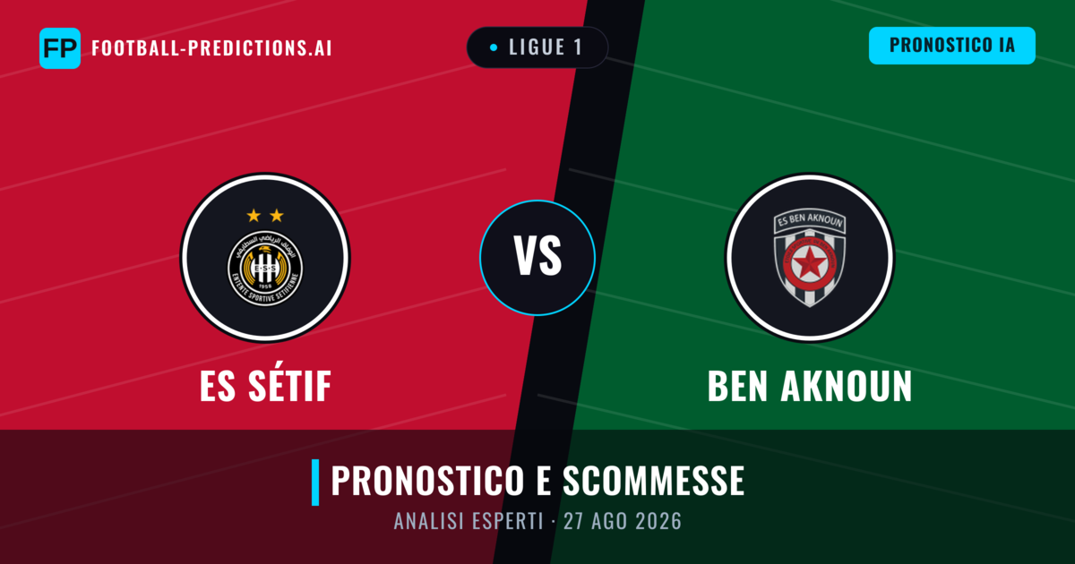 ES Sétif vs Ben Aknoun — pronostico e anteprima del match