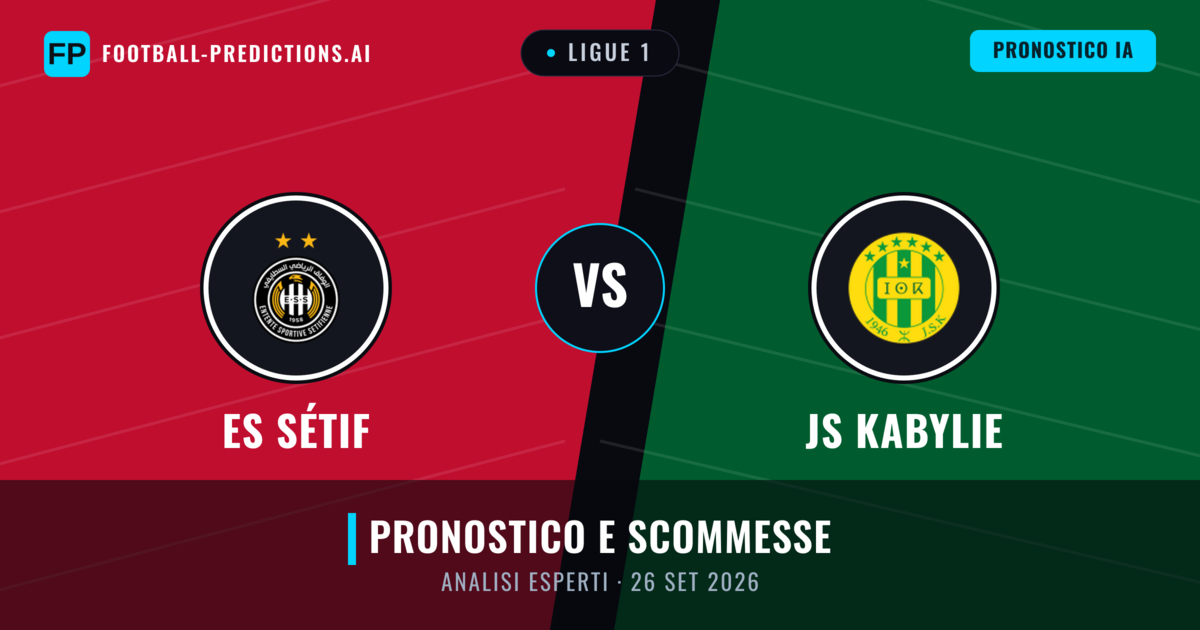 ES Sétif vs JS Kabylie — pronostico e anteprima del match