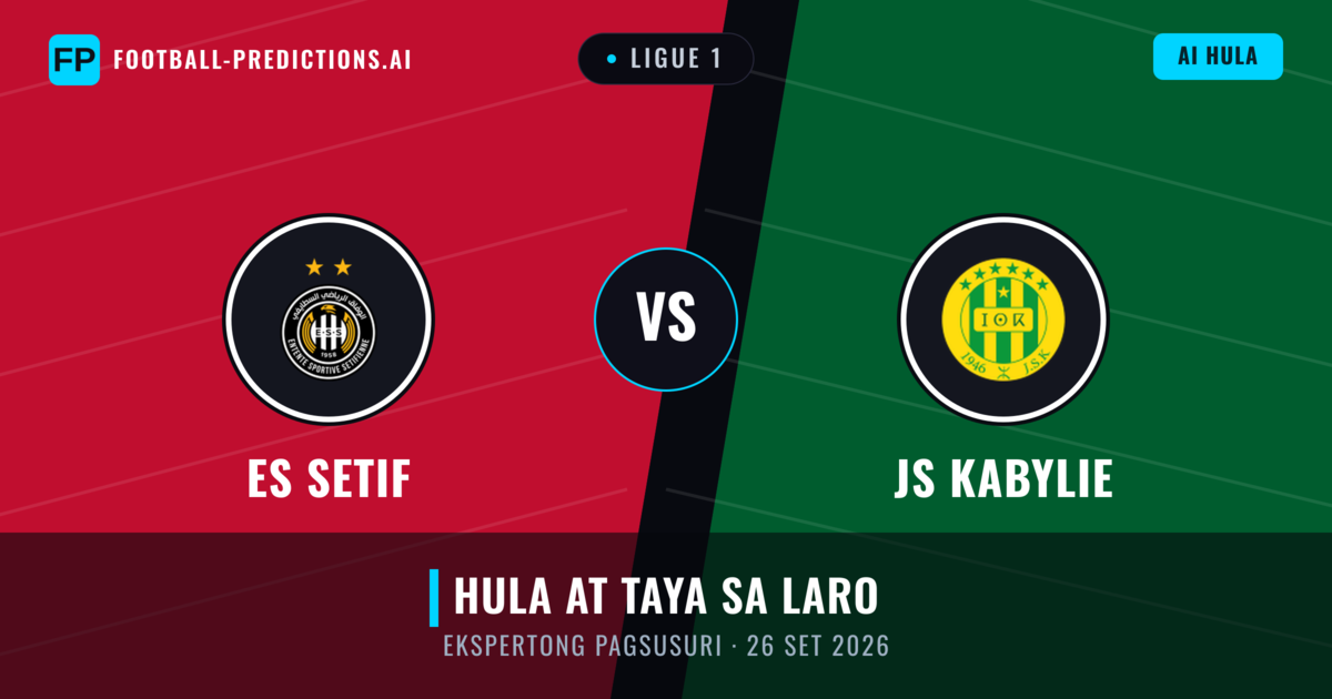 ES Setif vs JS Kabylie — hula at preview ng laban