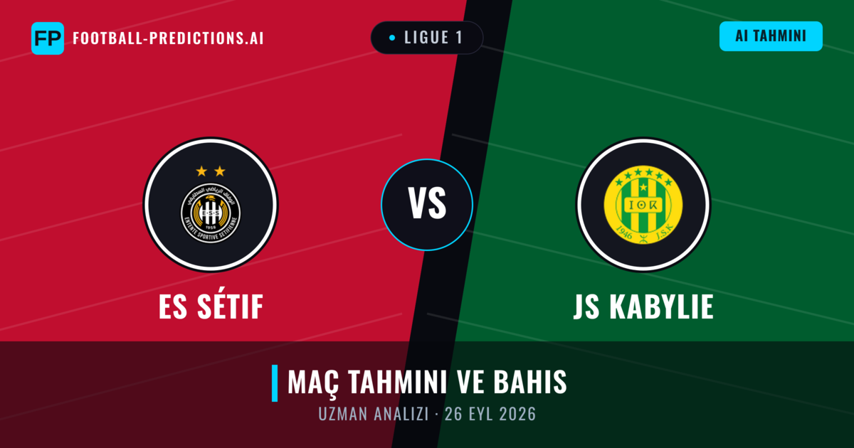 ES Sétif - JS Kabylie — maç tahmini ve önizleme