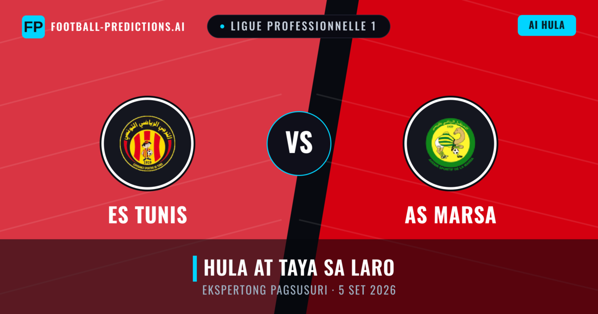 ES Tunis vs AS Marsa — hula at preview ng laban